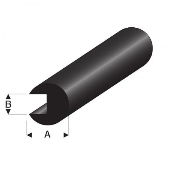 RUBBER BUMP PROFILE ROUND ABSORBER Φ6